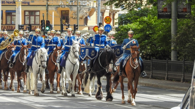 Palace Guards on Horseback